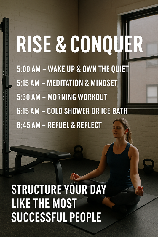 🌅 Rise &amp; Conquer: How Structuring Your Day Like the Most Successful People Can Transform Your Life