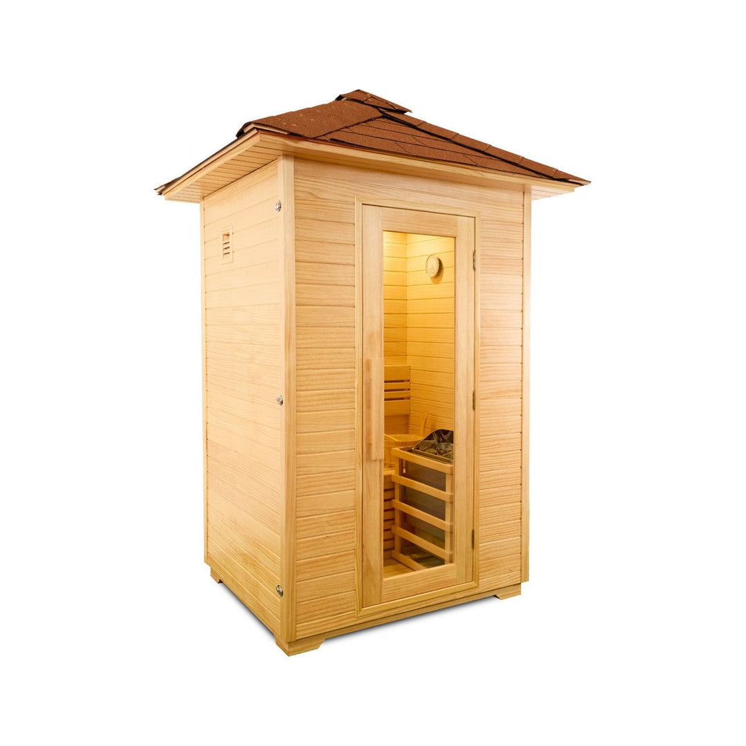 DHARANI S2 OUTDOOR - Outdoor steam sauna for 1 or 2 people