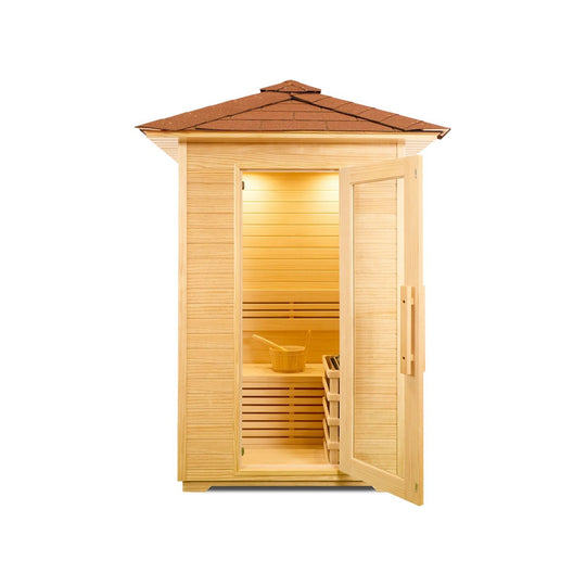 DHARANI S2 OUTDOOR - Outdoor steam sauna for 1 or 2 people