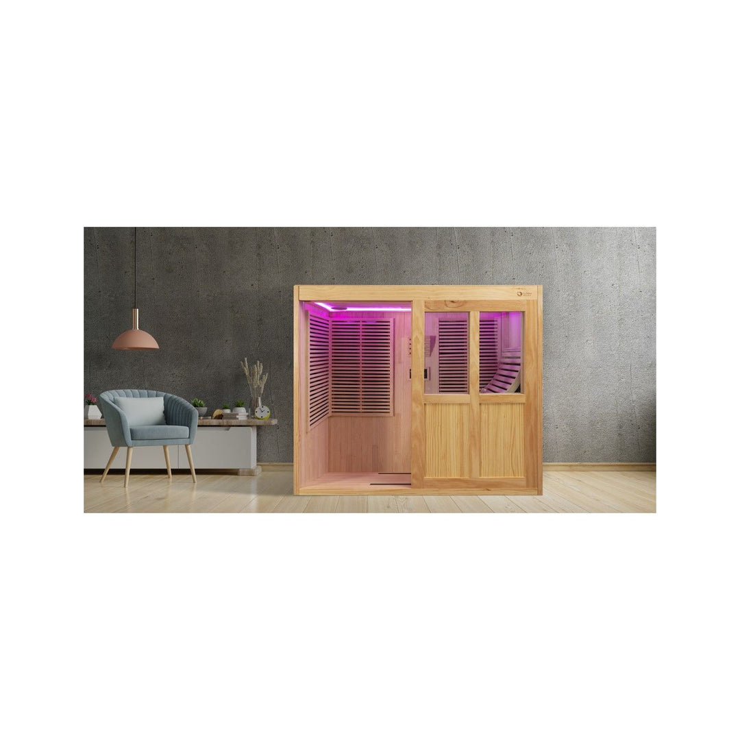 DHARANI S1 PLUS - Indoor carbon panel sauna for 1 person lying down