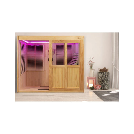 DHARANI S1 PLUS - Indoor carbon panel sauna for 1 person lying down