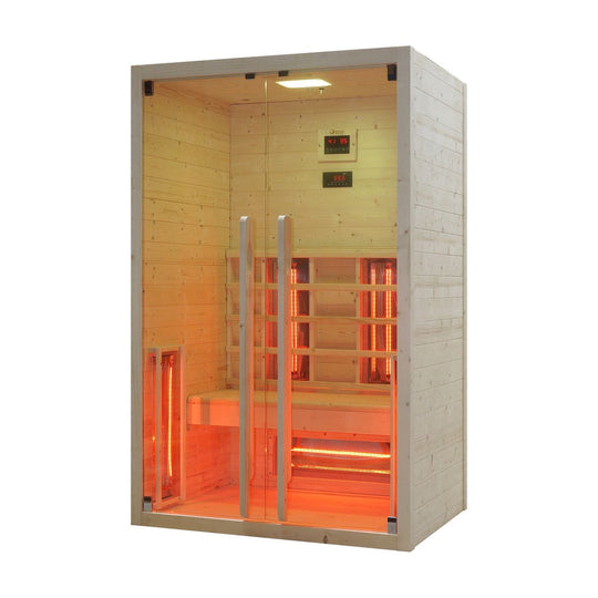 DHARANI S2 PLUS - Infrared indoor sauna for 1 or 2 people