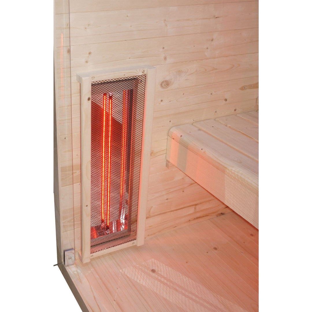 DHARANI S2 PLUS - Infrared indoor sauna for 1 or 2 people