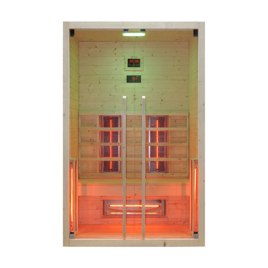 DHARANI S2 PLUS - Infrared indoor sauna for 1 or 2 people