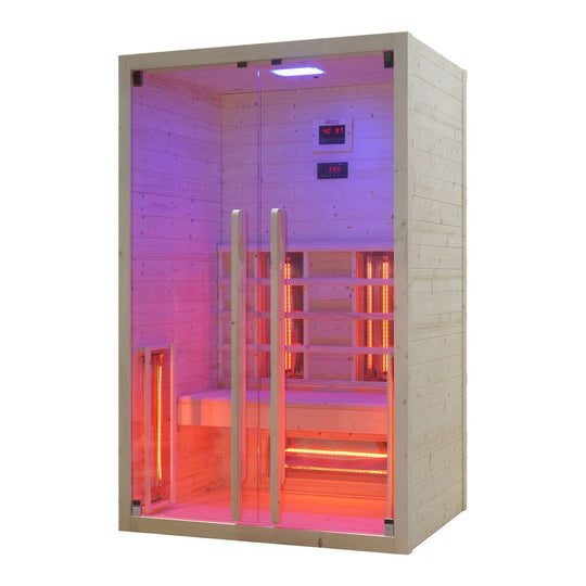 DHARANI S2 PLUS - Infrared indoor sauna for 1 or 2 people