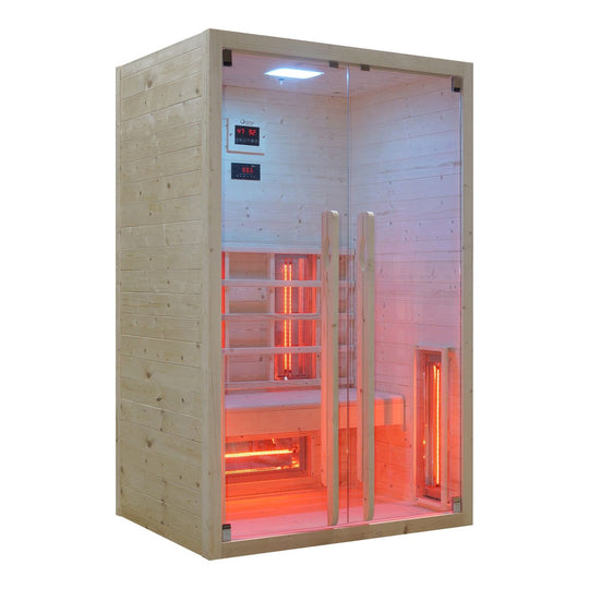 DHARANI S2 PLUS - Infrared indoor sauna for 1 or 2 people