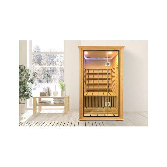 DHARANI S2 - Indoor carbon panel sauna for 1 or 2 people