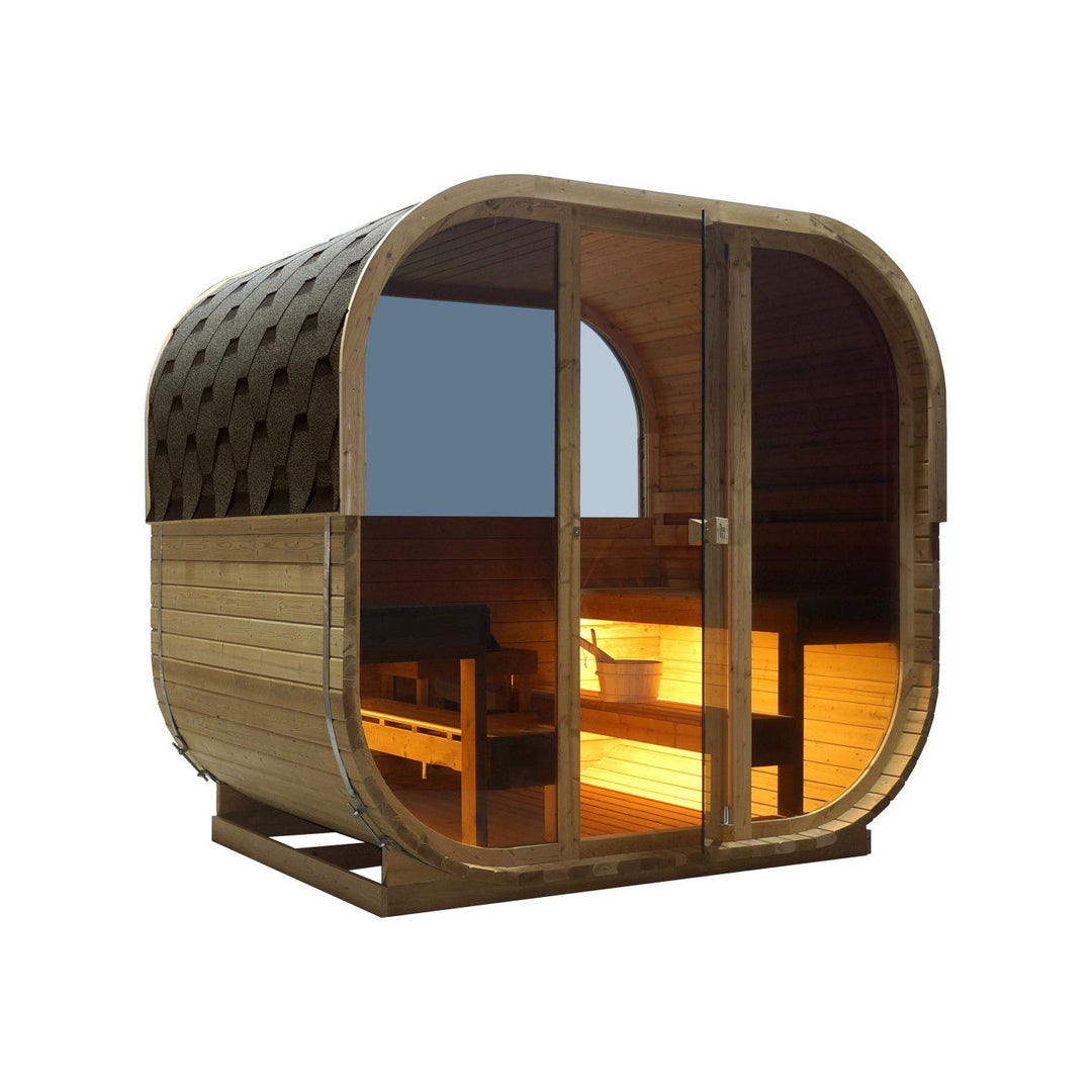 DHARANI CUBE - Outdoor steam sauna for up to 6 people