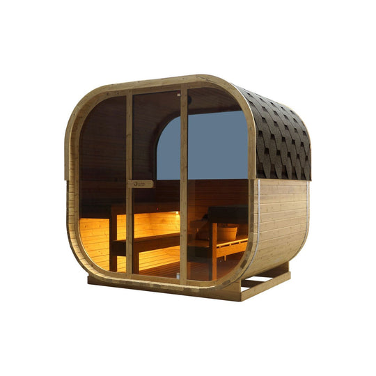 DHARANI CUBE - Outdoor steam sauna for up to 6 people