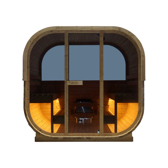 DHARANI CUBE - Outdoor steam sauna for up to 6 people