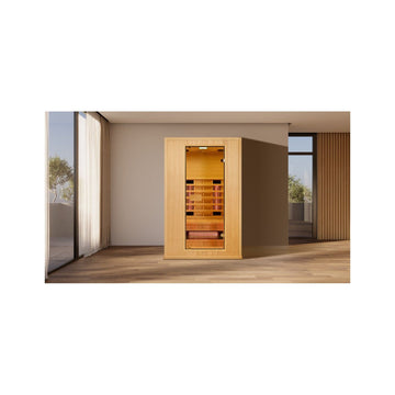 DHARANI S2 PREMIUM - Indoor infrared sauna for 1 or 2 people