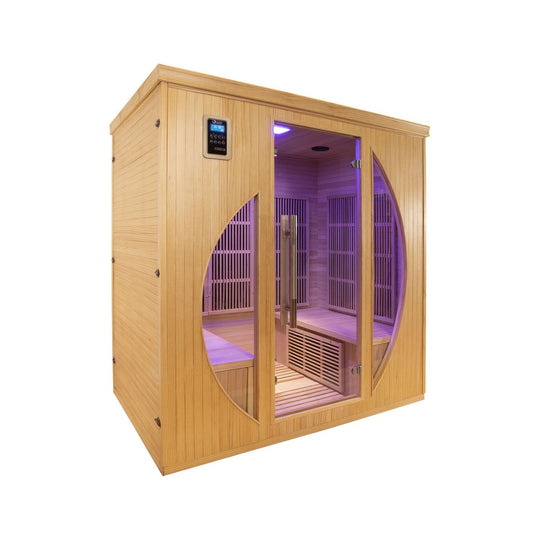 DHARANI S4 PREMIUM - Indoor carbon panel sauna for up to 4 people