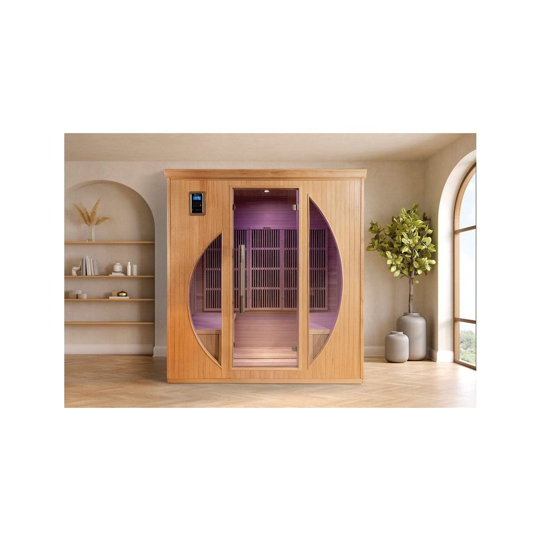 DHARANI S4 PREMIUM - Indoor carbon panel sauna for up to 4 people