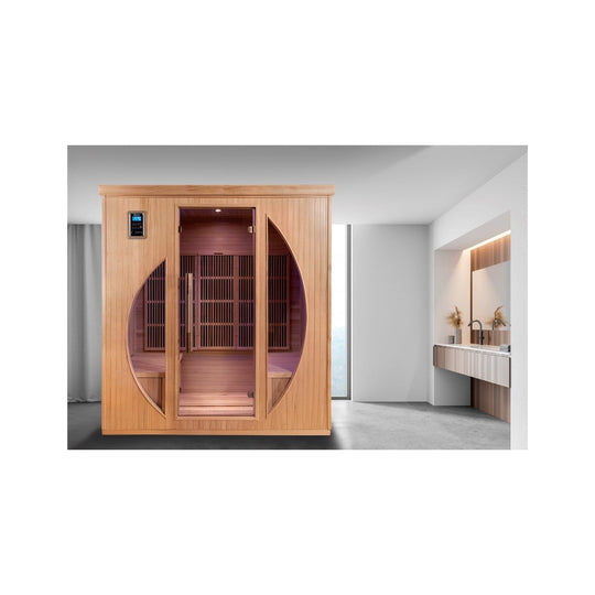 DHARANI S4 PREMIUM - Indoor carbon panel sauna for up to 4 people